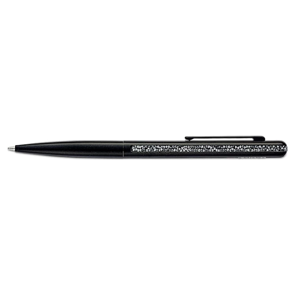 Crystal Shimmer ballpoint pen, Black, Black lacquered by SWAROVSKI