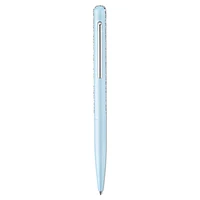 Crystal Shimmer ballpoint pen, Blue, Blue lacquered, chrome plated by SWAROVSKI