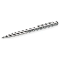 Crystal Shimmer ballpoint pen, Silver Tone, Chrome plated by SWAROVSKI