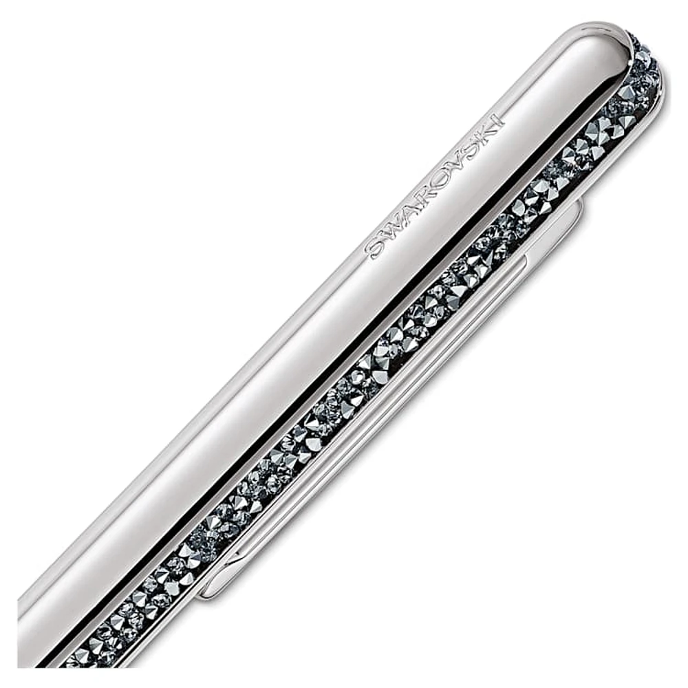 Crystal Shimmer ballpoint pen, Silver Tone, Chrome plated by SWAROVSKI