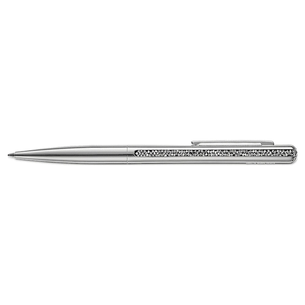 Crystal Shimmer ballpoint pen, Silver Tone, Chrome plated by SWAROVSKI