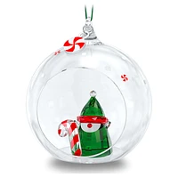 Holiday Cheers Santa’s Elf Ball Ornament by SWAROVSKI