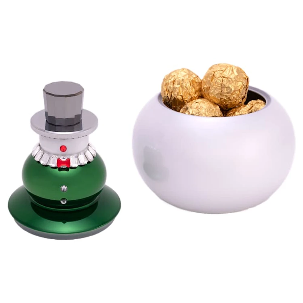 Holiday Cheers Snowman Candy Bowl by SWAROVSKI