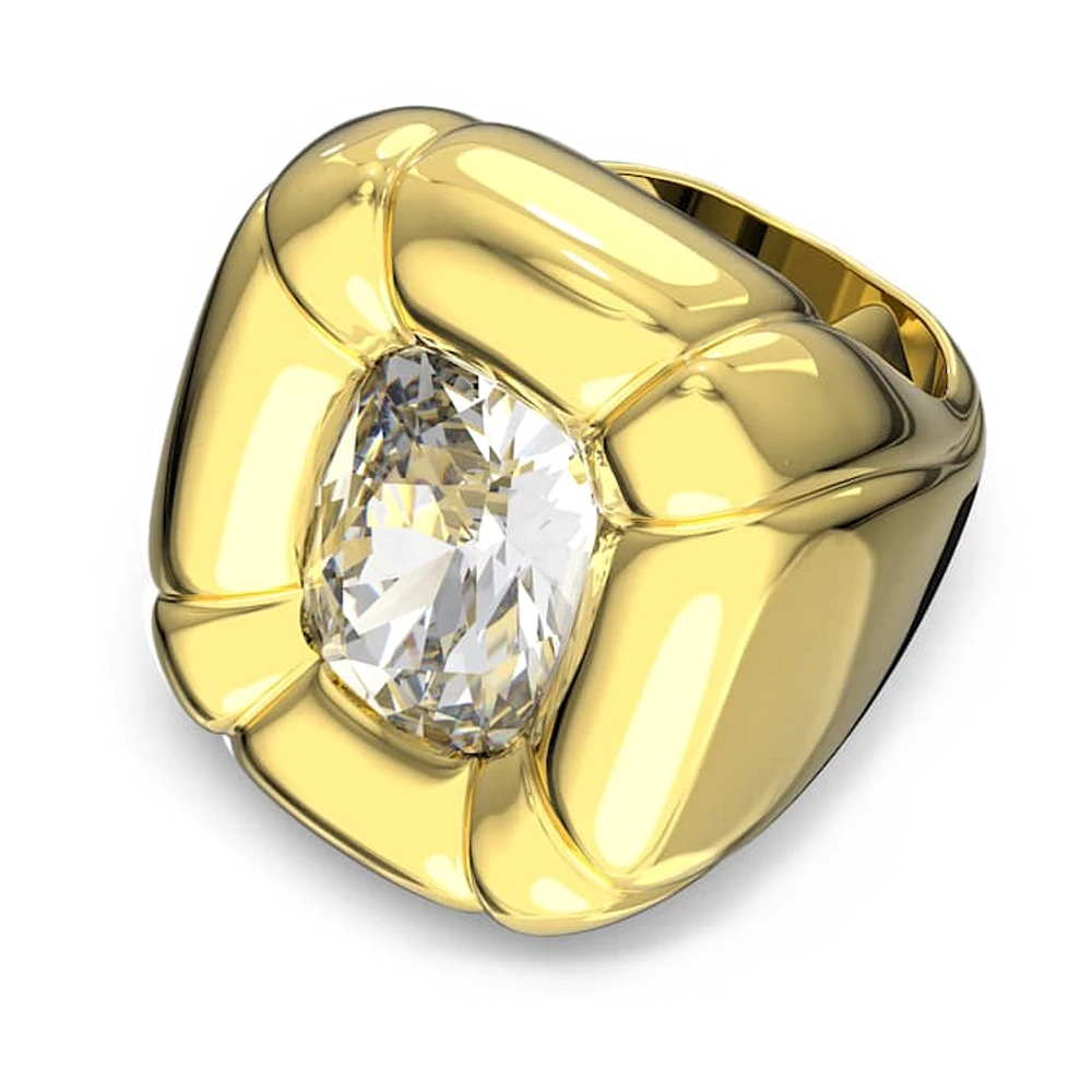 Dulcis cocktail ring, Cushion cut, Gold tone, Gold-tone plated by SWAROVSKI