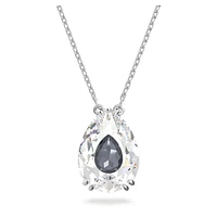 Elegance of Africa necklace, White, Rhodium plated by SWAROVSKI