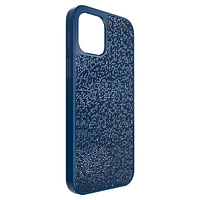 Glam Rock smartphone case, iPhone® 12 Pro Max, Blue by SWAROVSKI