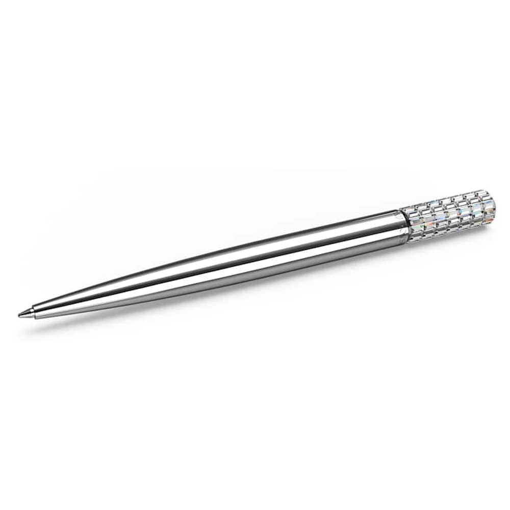 Ballpoint pen, Silver Tone, Chrome plated by SWAROVSKI