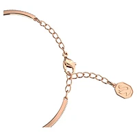 Una bangle, Round cut, Purple, Rose gold-tone plated by SWAROVSKI