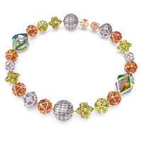 Curiosa necklace, Magnetic closure, Multicoloured, Mixed metal finish by SWAROVSKI