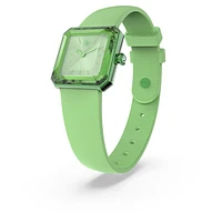 Watch, Silicone strap, Green by SWAROVSKI