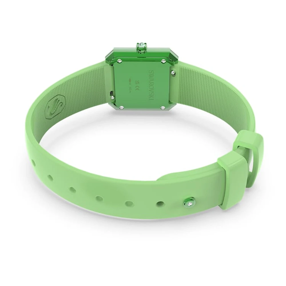 Watch, Silicone strap, Green by SWAROVSKI