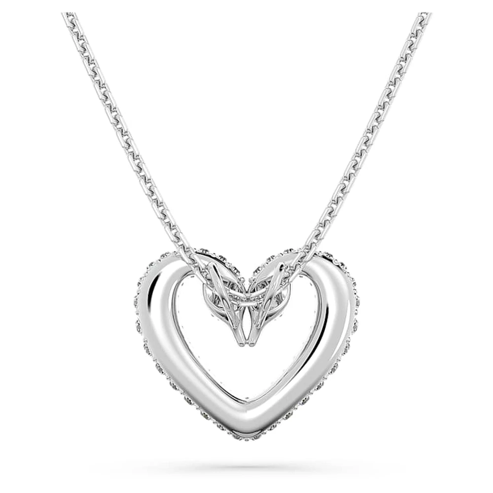 Sublima pendant, Heart, Medium, White