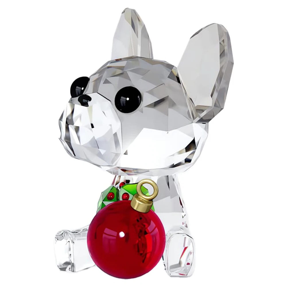 Holiday Cheers French Bulldog by SWAROVSKI