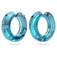 Lucent hoop earrings, Statement, Round shape