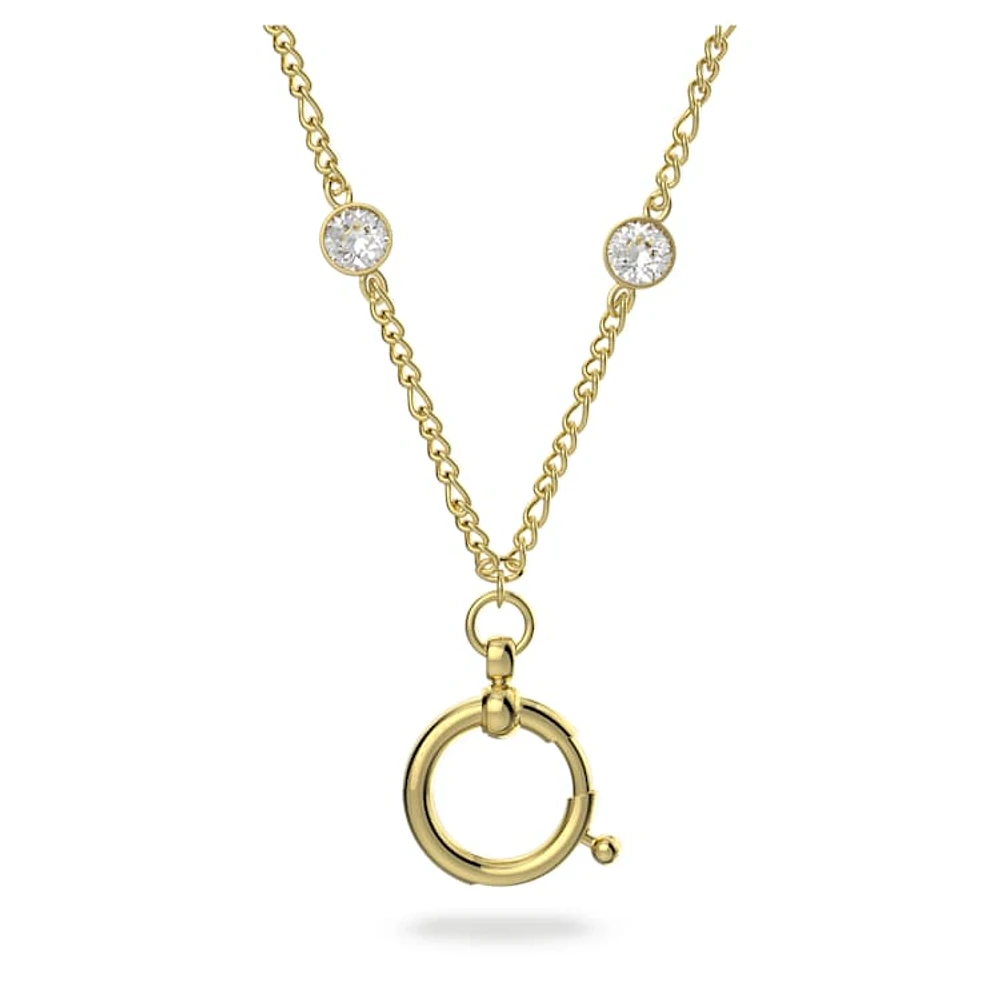 Curiosa necklace, Gold tone, Gold-tone plated by SWAROVSKI