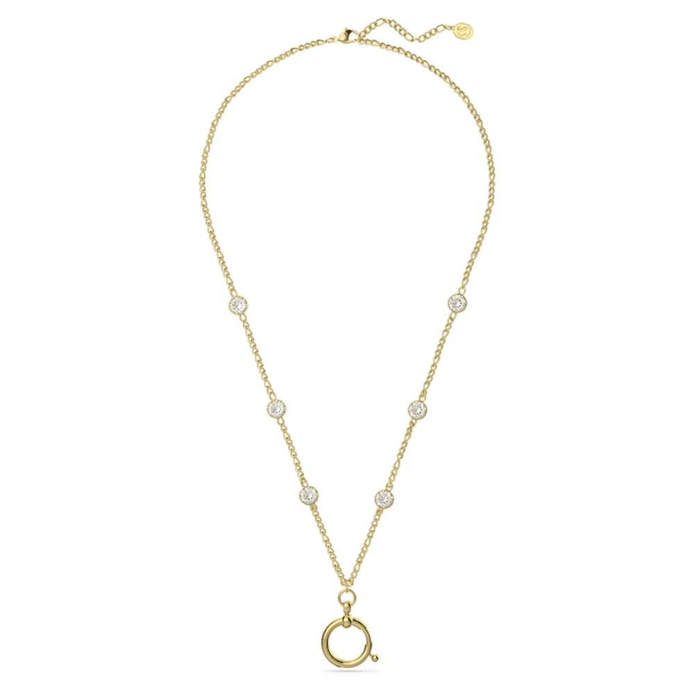 Curiosa necklace, Gold tone, Gold-tone plated by SWAROVSKI