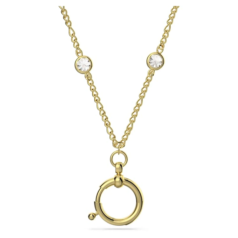 Curiosa necklace, Gold tone, Gold-tone plated by SWAROVSKI