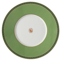 Signum cup with saucer, Porcelain, Green by SWAROVSKI