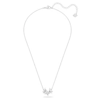 Idyllia Lilia necklace, Butterfly, White