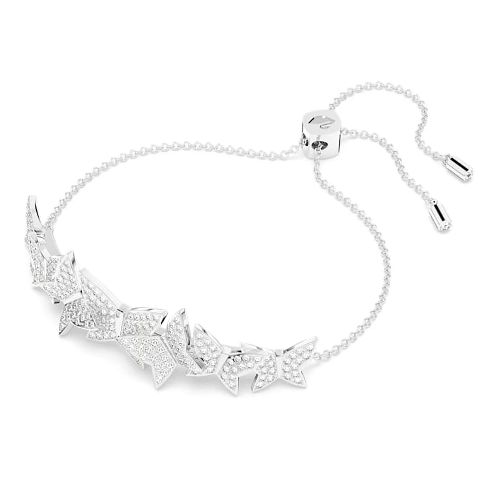 Idyllia Lilia bracelet, Butterfly, White