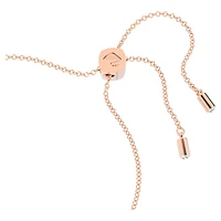 Idyllia Lilia bracelet, Butterfly, Pink, Rose gold-tone plated by SWAROVSKI