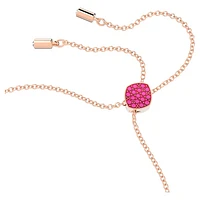 Idyllia Lilia bracelet, Butterfly, Pink, Rose gold-tone plated by SWAROVSKI