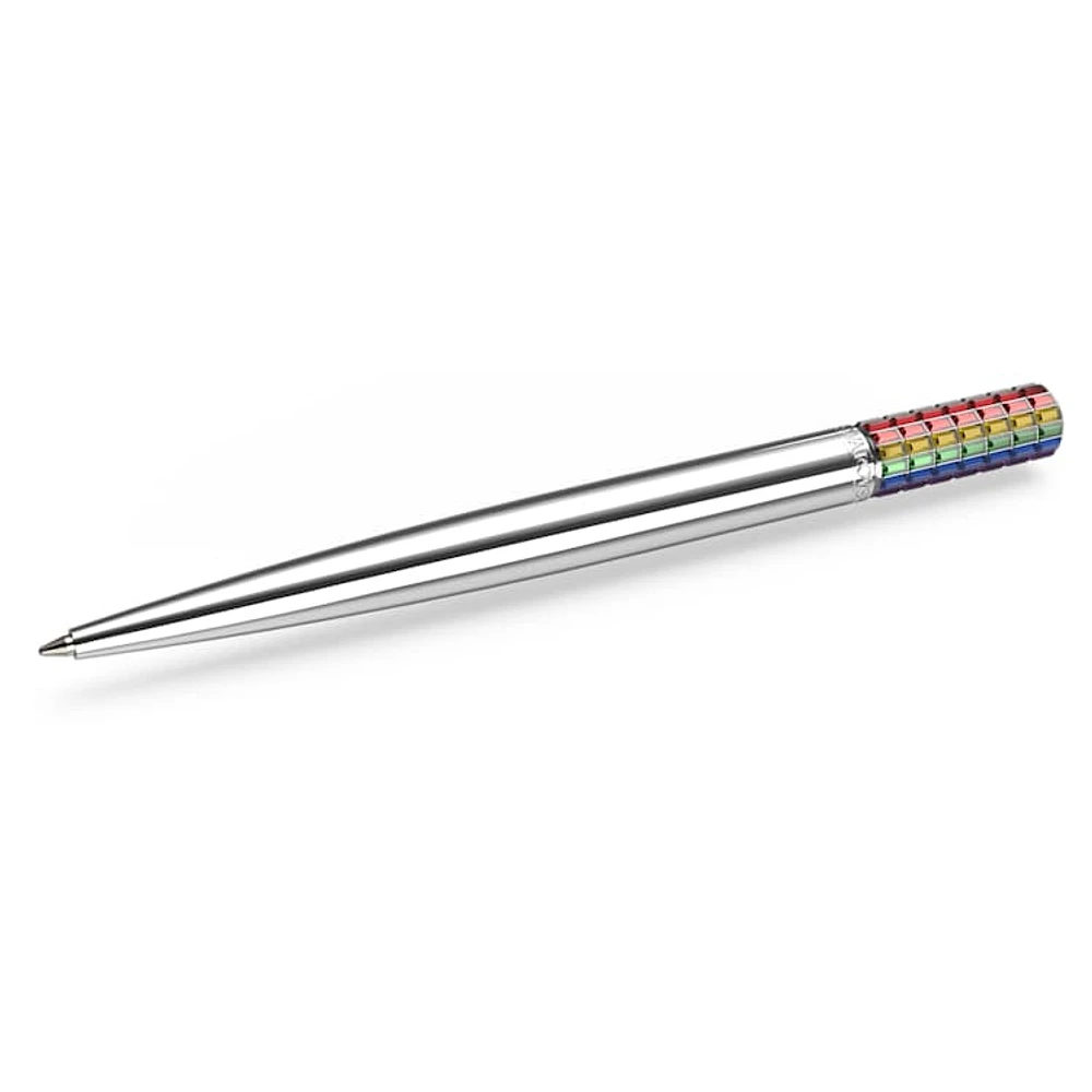 Ballpoint pen, Multicoloured, Chrome plated by SWAROVSKI