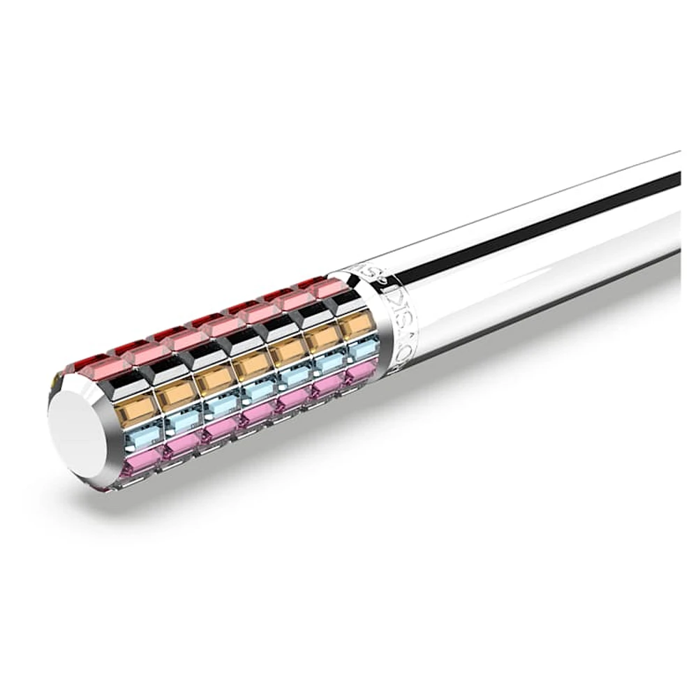 Ballpoint pen, Multicoloured, Chrome plated by SWAROVSKI