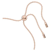 Sublima bracelet, Heart, Small, Pink, Rose gold-tone plated by SWAROVSKI