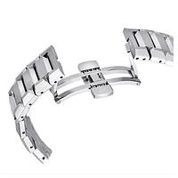 Watch, 39mm, Swiss Made, Metal bracelet, Silver Tone, Stainless steel by SWAROVSKI