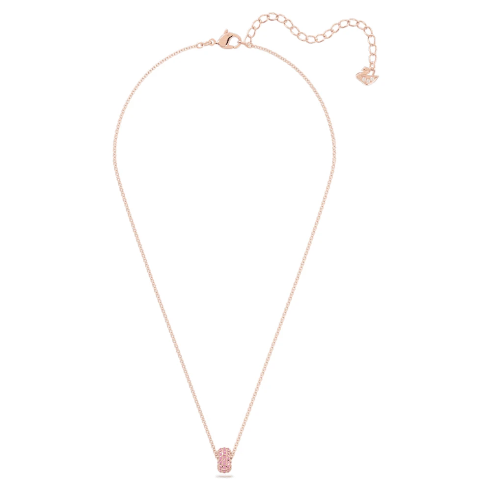 Dextera pendant, Pink, Rose gold-tone plated by SWAROVSKI