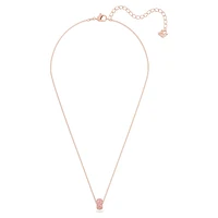 Dextera pendant, Pink, Rose gold-tone plated by SWAROVSKI