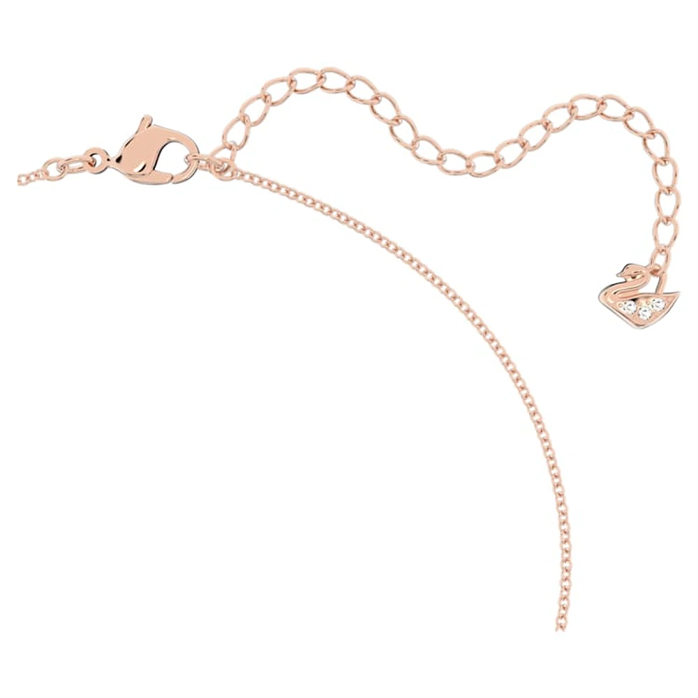 Dextera pendant, Pink, Rose gold-tone plated by SWAROVSKI