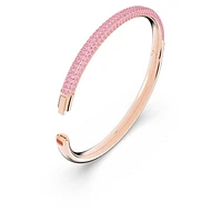 Dextera bangle, Pink, Rose gold-tone finish by SWAROVSKI