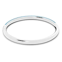 Dextera bangle, Blue, Stainless steel by SWAROVSKI