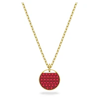 Sublima pendant, Red, Gold-tone plated by SWAROVSKI