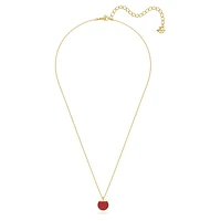 Sublima pendant, Red, Gold-tone plated by SWAROVSKI