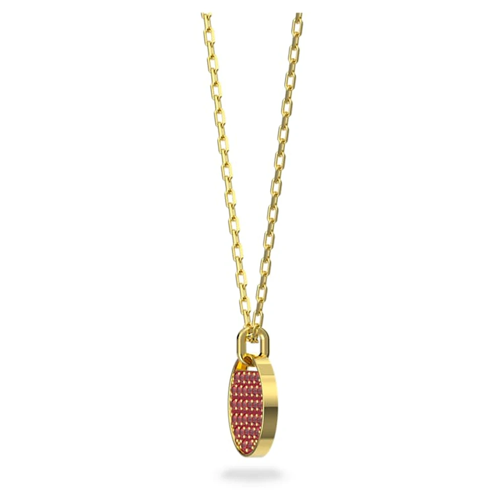 Sublima pendant, Red, Gold-tone plated by SWAROVSKI