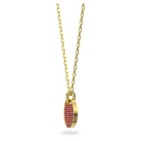 Sublima pendant, Red, Gold-tone plated by SWAROVSKI