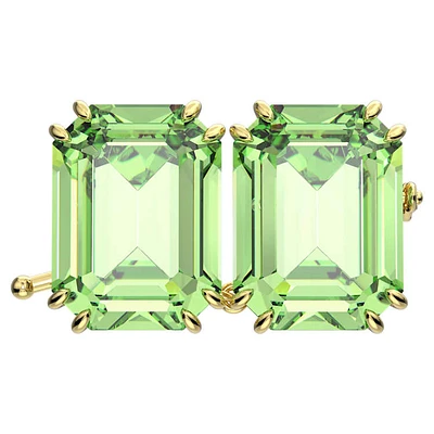 Millenia extender, Octagon cut, Green, Gold-tone plated by SWAROVSKI