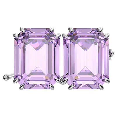 Millenia extender, Octagon cut, Purple, Rhodium plated by SWAROVSKI