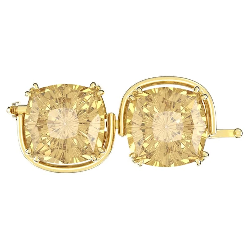 Harmonia extender, Cushion cut, Gold tone, Gold-tone plated by SWAROVSKI