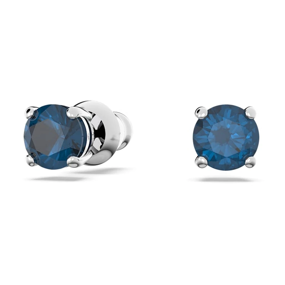 Stella set, Mixed cuts, Star, Blue, Rhodium plated by SWAROVSKI