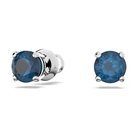 Stella set, Mixed cuts, Star, Blue, Rhodium plated by SWAROVSKI