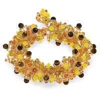 Somnia necklace, Statement, Multicoloured, Gold-tone plated by SWAROVSKI