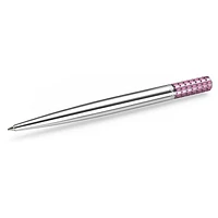 Ballpoint pen, Pink, Chrome plated by SWAROVSKI