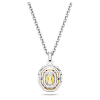 Chroma pendant, Octagon cut, Multicoloured, Rhodium plated by SWAROVSKI