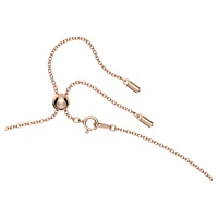 Alea pendant, Red, Rose gold-tone plated by SWAROVSKI