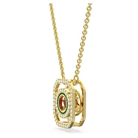 Alea necklace, Multicoloured, Gold-tone plated by SWAROVSKI