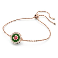 Alea set, Multicoloured, Rose gold-tone plated by SWAROVSKI